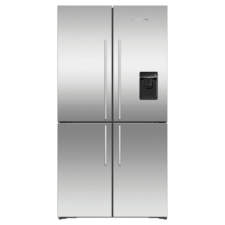 Fisher & Paykel 538L Series 7 Quad Door Refrigerator Freezer RF605QDUVX2, Front View