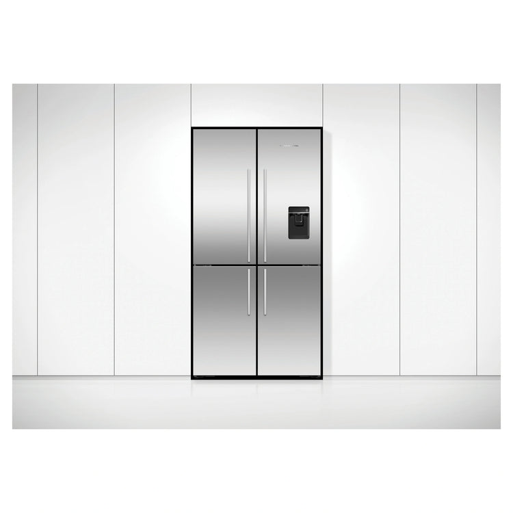 Fisher & Paykel 538L Series 7 Quad Door Refrigerator Freezer RF605QDUVX2, Front View