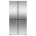 Fisher & Paykel 538L Series 7 Quad Door Refrigerator - Stainless Steel RF605QDVX2, Front View