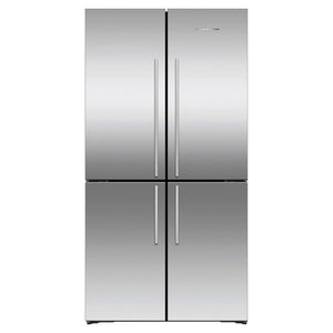 Fisher & Paykel 538L Series 7 Quad Door Refrigerator - Stainless Steel RF605QDVX2, Front View