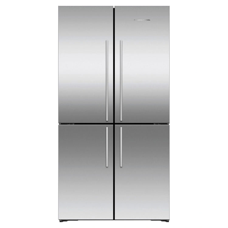Fisher & Paykel 538L Series 7 Quad Door Refrigerator - Stainless Steel RF605QDVX2, Front View