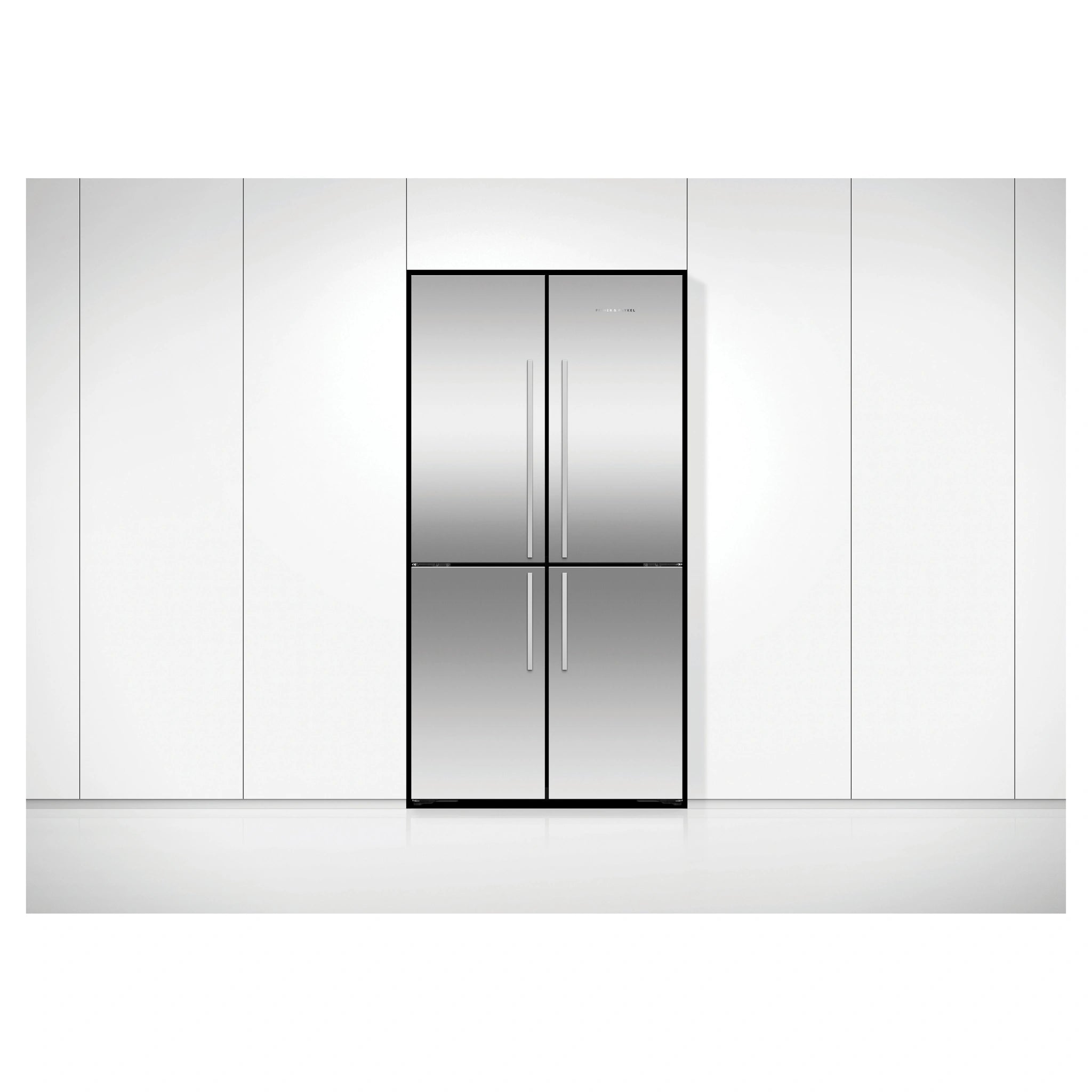 Fisher & Paykel 538L Series 7 Quad Door Refrigerator - Stainless Steel RF605QDVX2, Front View