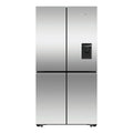 Fisher & Paykel 538L Stainless Steel Quad Door Refrigerator RF605QNUVX1, Front View