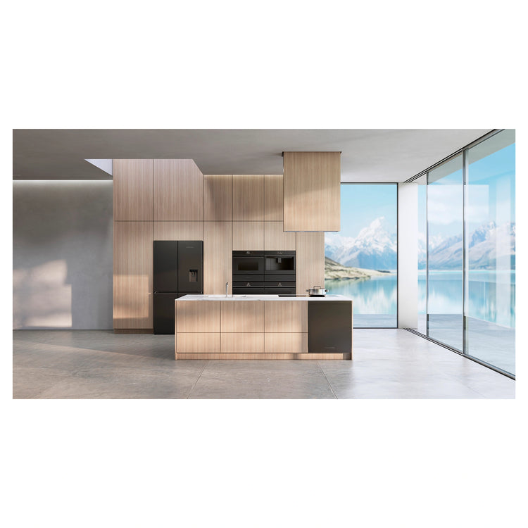 Fisher & Paykel RF605QZUVB1 538L Quad Door Fridge Black Steel
