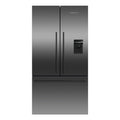 Fisher & Paykel 614L Stainless Steel Black Series 7 French Door Refrigerator RF610ADUB5, Front View