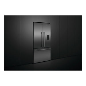 Fisher & Paykel 614L Stainless Steel Black Series 7 French Door Refrigerator RF610ADUB5, Front View Left Side