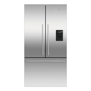 Fisher & Paykel 614L Stainless Steel Series 7 Active Smart French Door Refrigerator RF610ADUX5, Front View