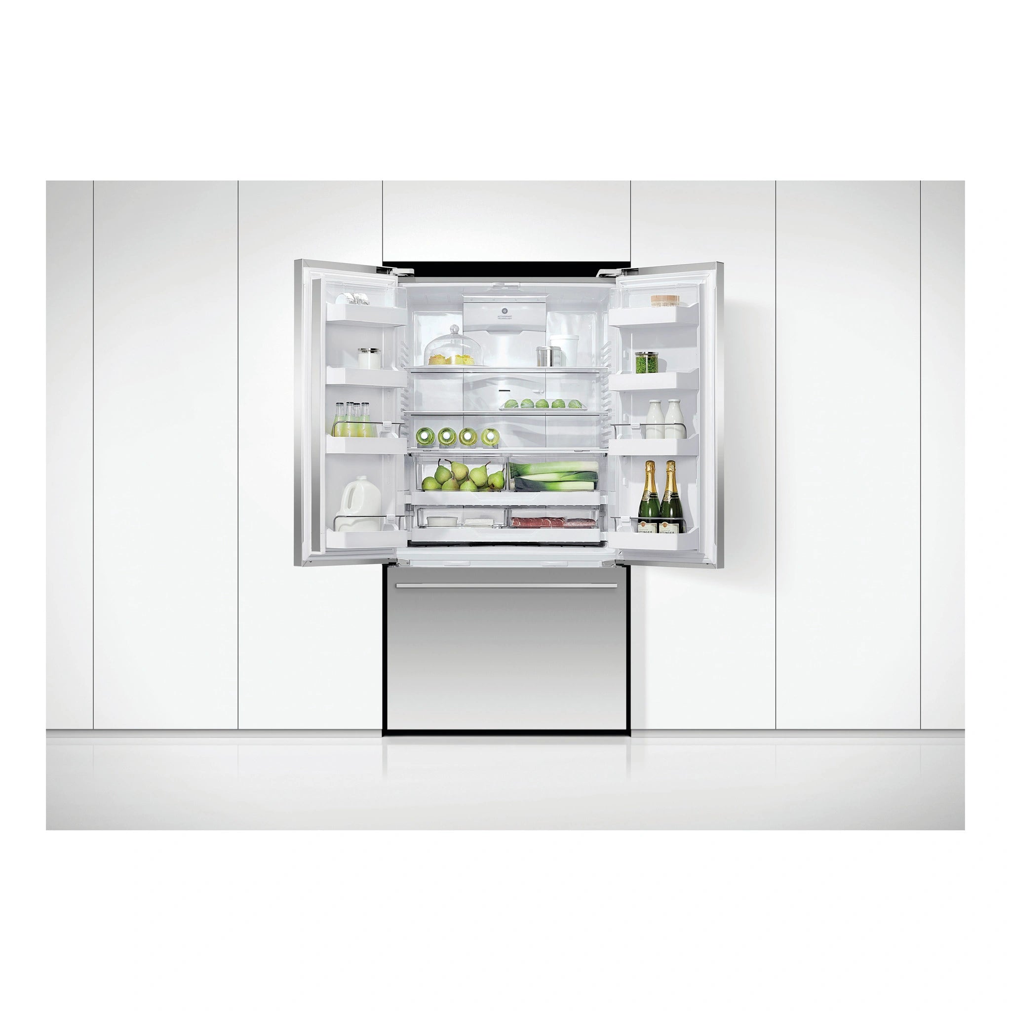 Fisher & Paykel RF610ADUX5 614L Stainless Steel Series 7 Active Smart French Door Refrigerator