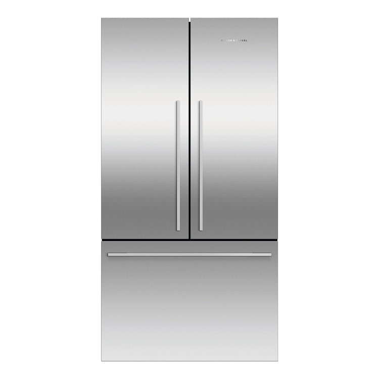 Fisher & Paykel 569L Stainless Steel Series 7 French Door Fridge RF610ADX5, Front View