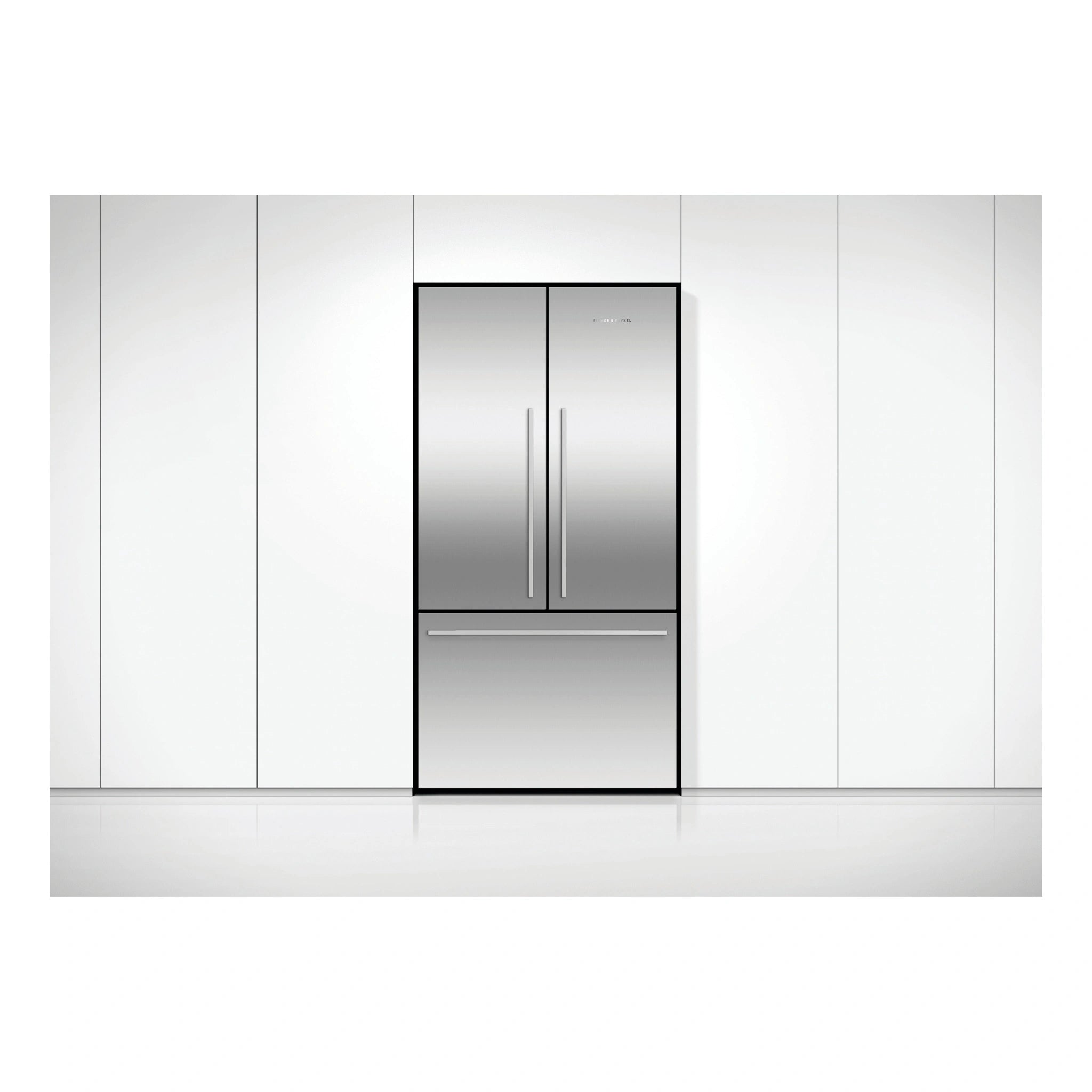 Fisher & Paykel 569L Stainless Steel Series 7 French Door Fridge RF610ADX5, Front View