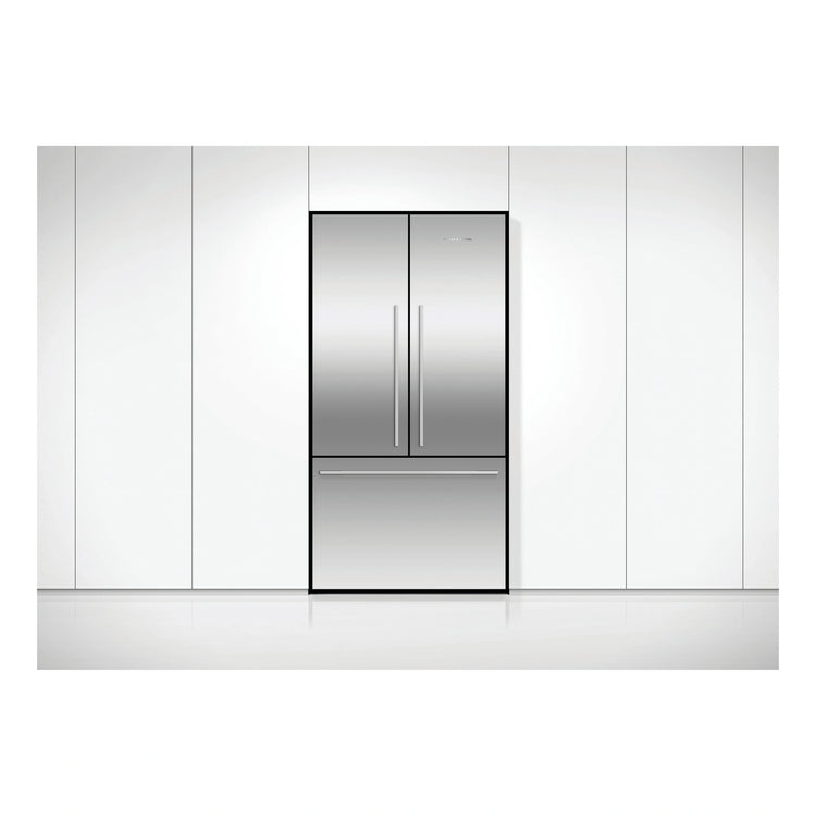 Fisher & Paykel 569L Stainless Steel Series 7 French Door Fridge RF610ADX5, Front View