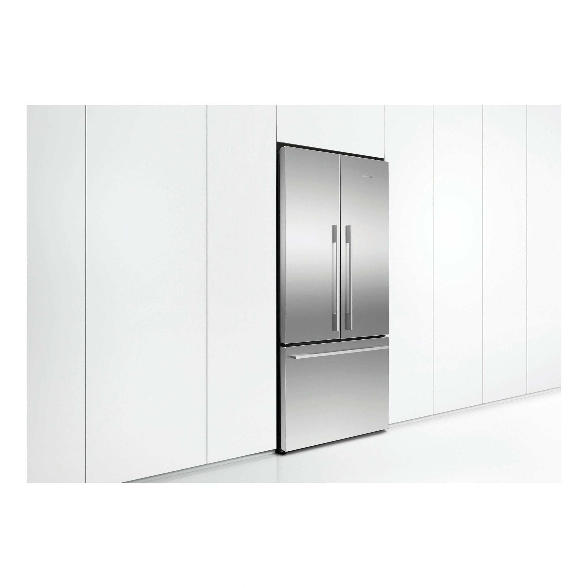 Fisher & Paykel 569L Stainless Steel Series 7 French Door Fridge RF610ADX5, Front View Left Side