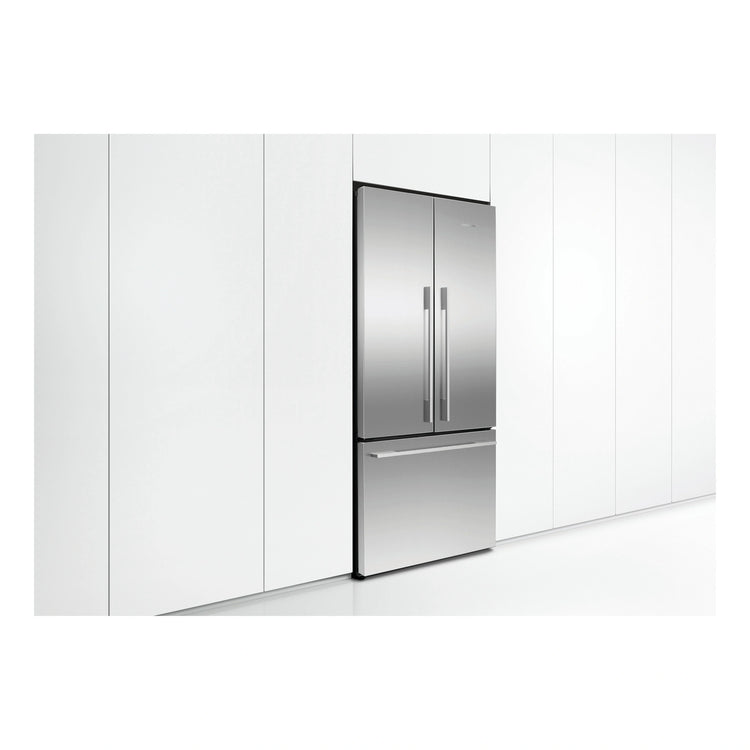 Fisher & Paykel 569L Stainless Steel Series 7 French Door Fridge RF610ADX5, Front View Left Side