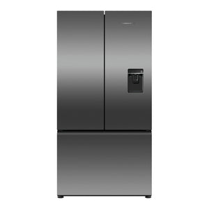 Fisher & Paykel 569L Stainless Steel Black Series 7 French Door Fridge RF610ANUB5, Front View