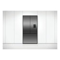 Fisher & Paykel 569L Stainless Steel Black Series 7 French Door Fridge RF610ANUB5, Front View