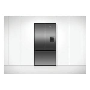 Fisher & Paykel 569L Stainless Steel Black Series 7 French Door Fridge RF610ANUB5, Front View