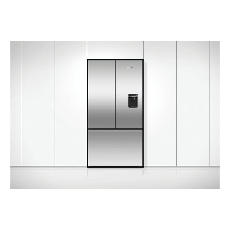 Fisher & Paykel 569L Stainless Steel Series 7 French Door Fridge RF610ANUX5, Front View