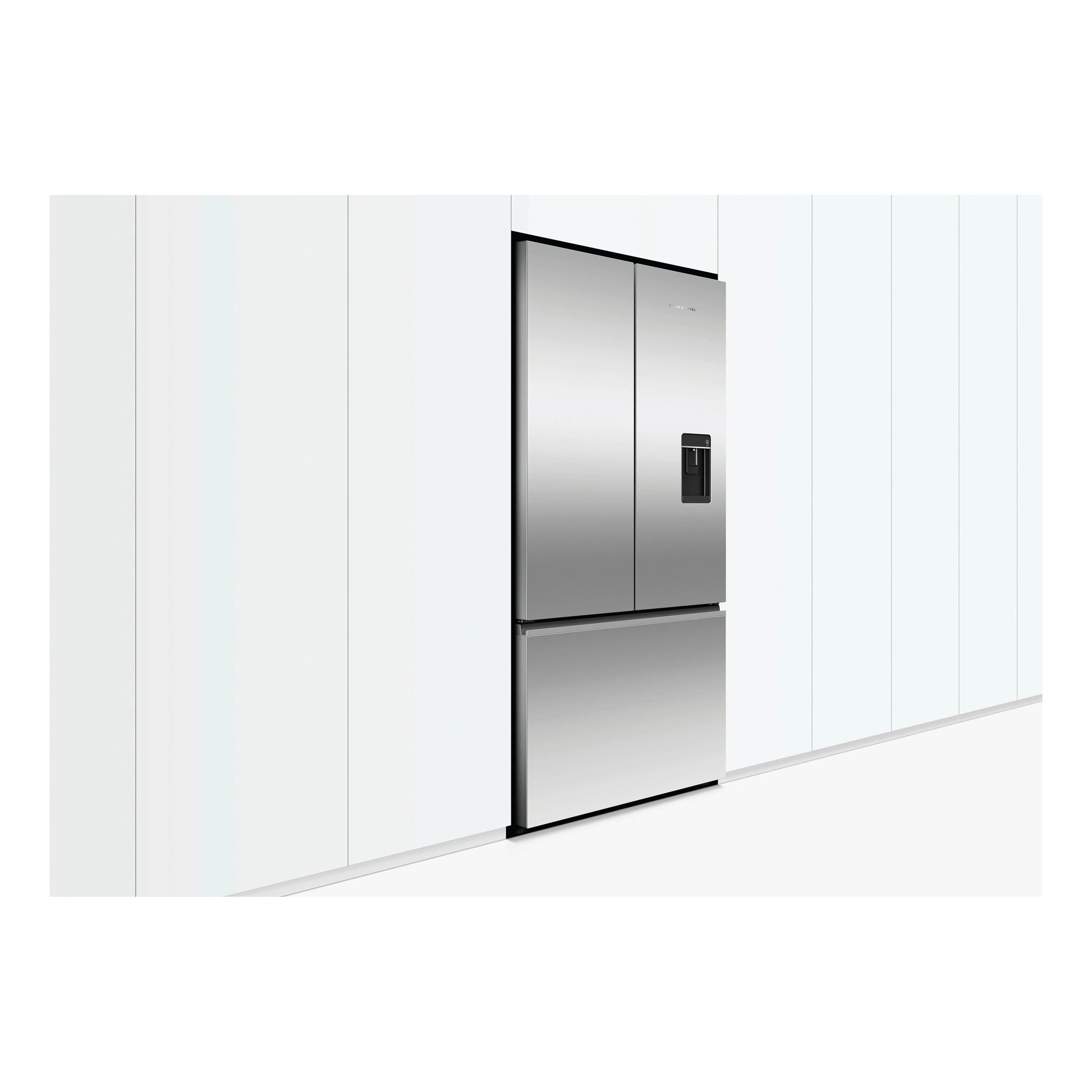 Fisher & Paykel 569L Stainless Steel Series 7 French Door Fridge RF610ANUX5, Front View Left Side