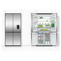 Fisher & Paykel RF730QNUVX1 690L Stainless Steel Quad Door Refrigerator