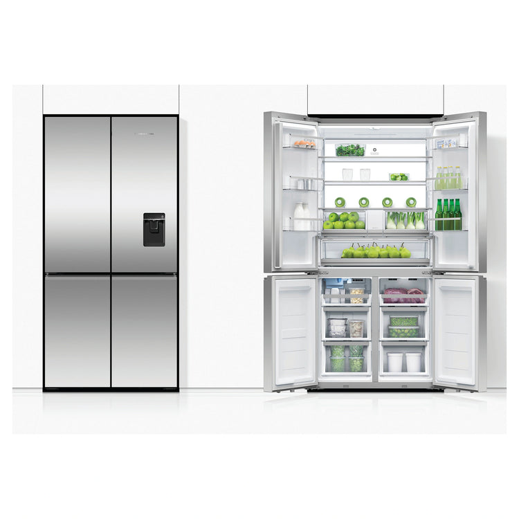 Fisher & Paykel RF730QNUVX1 690L Stainless Steel Quad Door Refrigerator