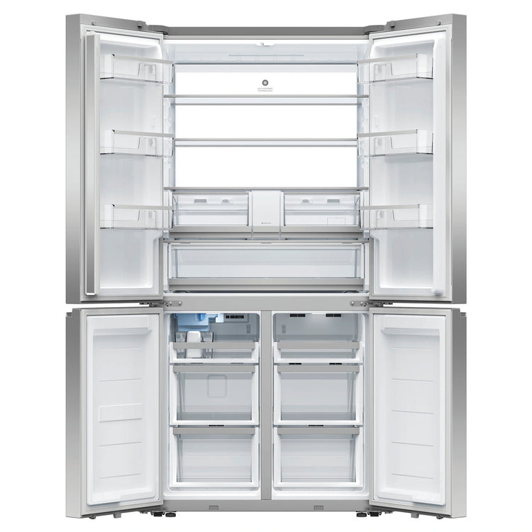 Fisher & Paykel RF730QNUVX1 690L Stainless Steel Quad Door Refrigerator