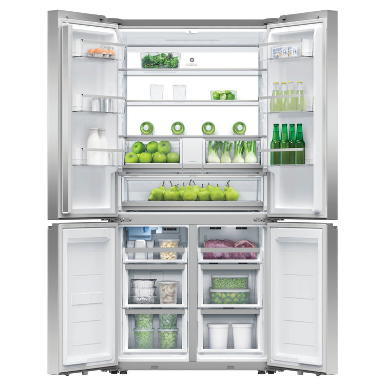 Fisher & Paykel RF730QNUVX1 690L Stainless Steel Quad Door Refrigerator