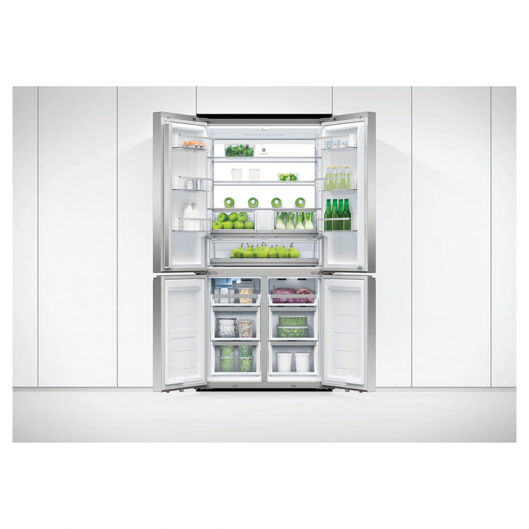 Fisher & Paykel RF730QNUVX1 690L Stainless Steel Quad Door Refrigerator