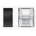 Fisher & Paykel RF730QZUVB1 690L Quad Door Fridge Black Steel