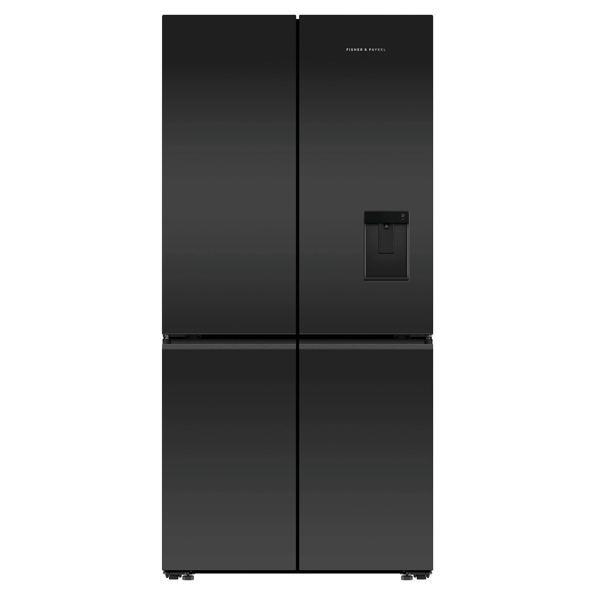Fisher & Paykel RF730QZUVB1 690L Quad Door Fridge Black Steel