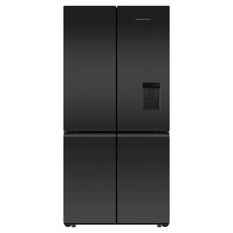 Fisher & Paykel RF730QZUVB1 690L Quad Door Fridge Black Steel