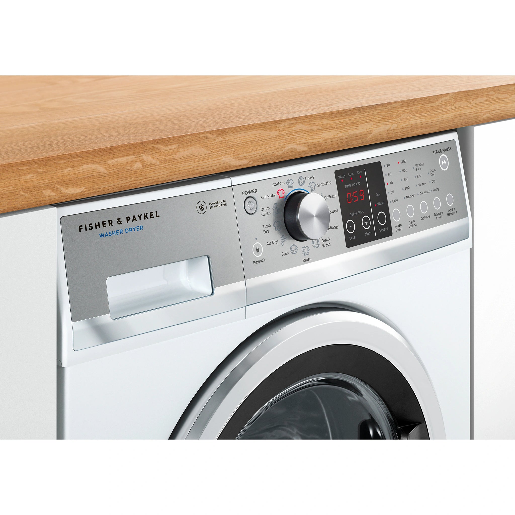 Fisher & Paykel WD8560F1 8.5kg + 5kg Series 7 Front Loader Washer Dryer Combo