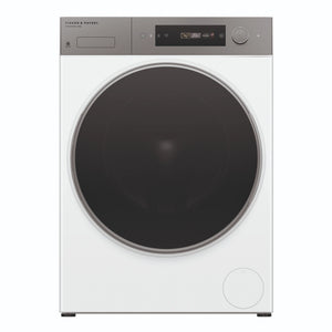 Fisher & Paykel 10kg Series 7 White Front Load Washing Machine WH1060D5, Front View