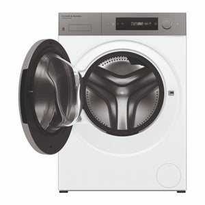 Fisher & Paykel 10kg Series 7 White Front Load Washing Machine WH1060D5, Front View with Door Open