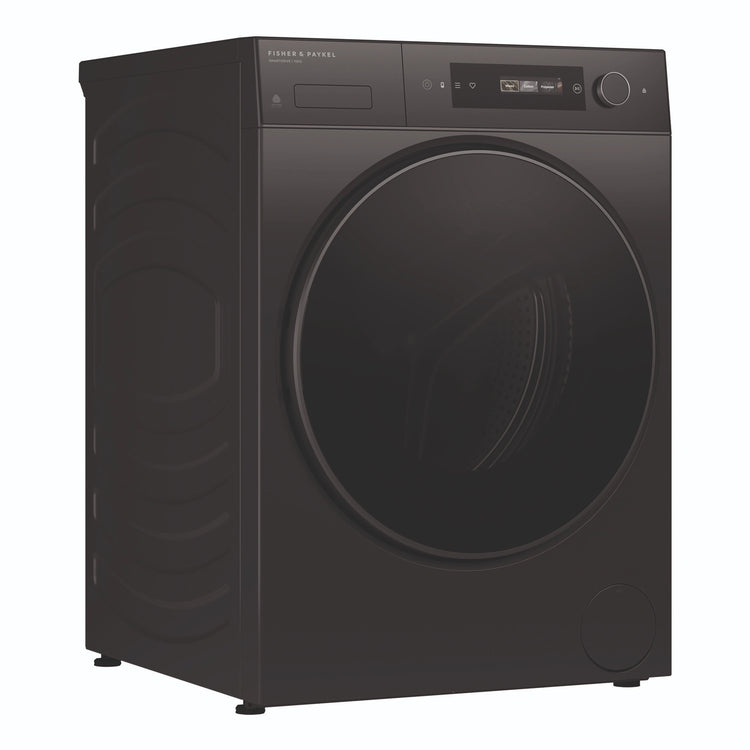 Fisher & Paykel 10kg Series 7 Graphite Front Loader Washer WH1060DG5, Left Side View