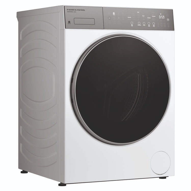 Fisher & Paykel 10kg Series 5 White Front Loader Washer WH1060P5, Left Side View