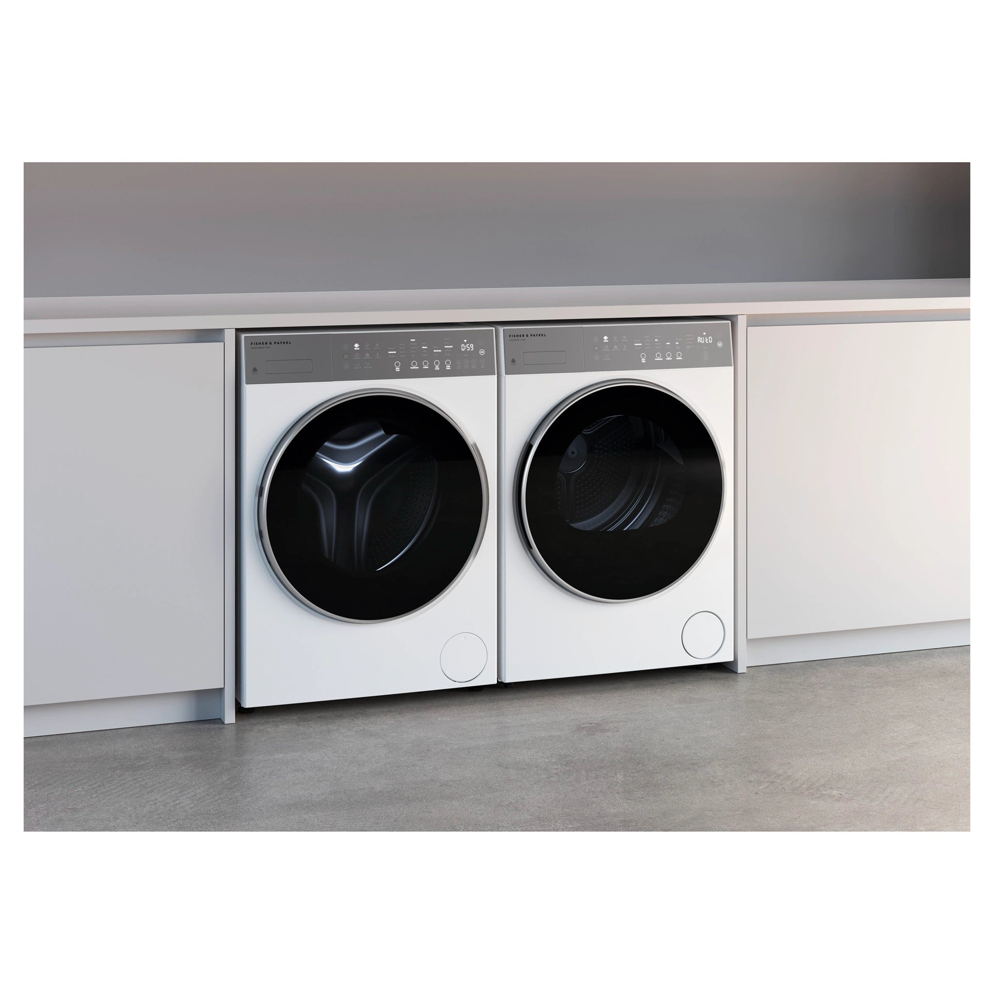 Fisher & Paykel 10kg Series 5 White Front Loader Washer WH1060P5, Lifestyle View