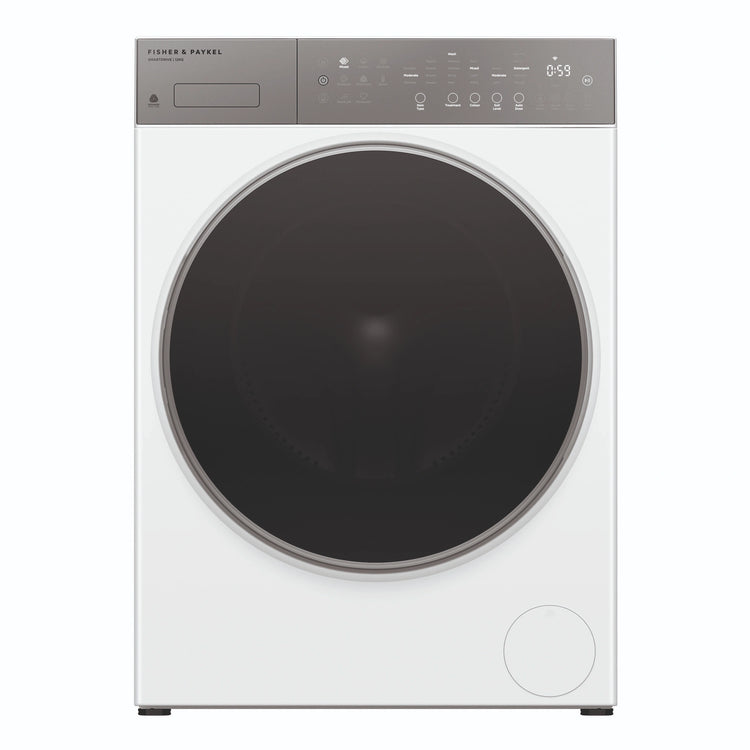 Fisher & Paykel 12kg Series 5 White Front Loader Washer WH1260P5, Front View