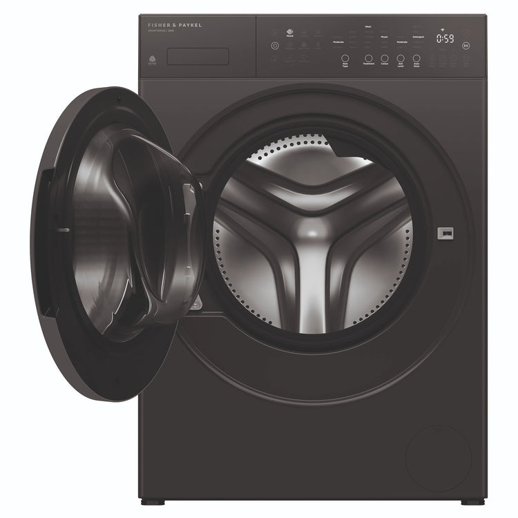 Fisher & Paykel 12Kg Series 5 Contemporary Front Loader Washer WH1260PG5, Front View with Door Open