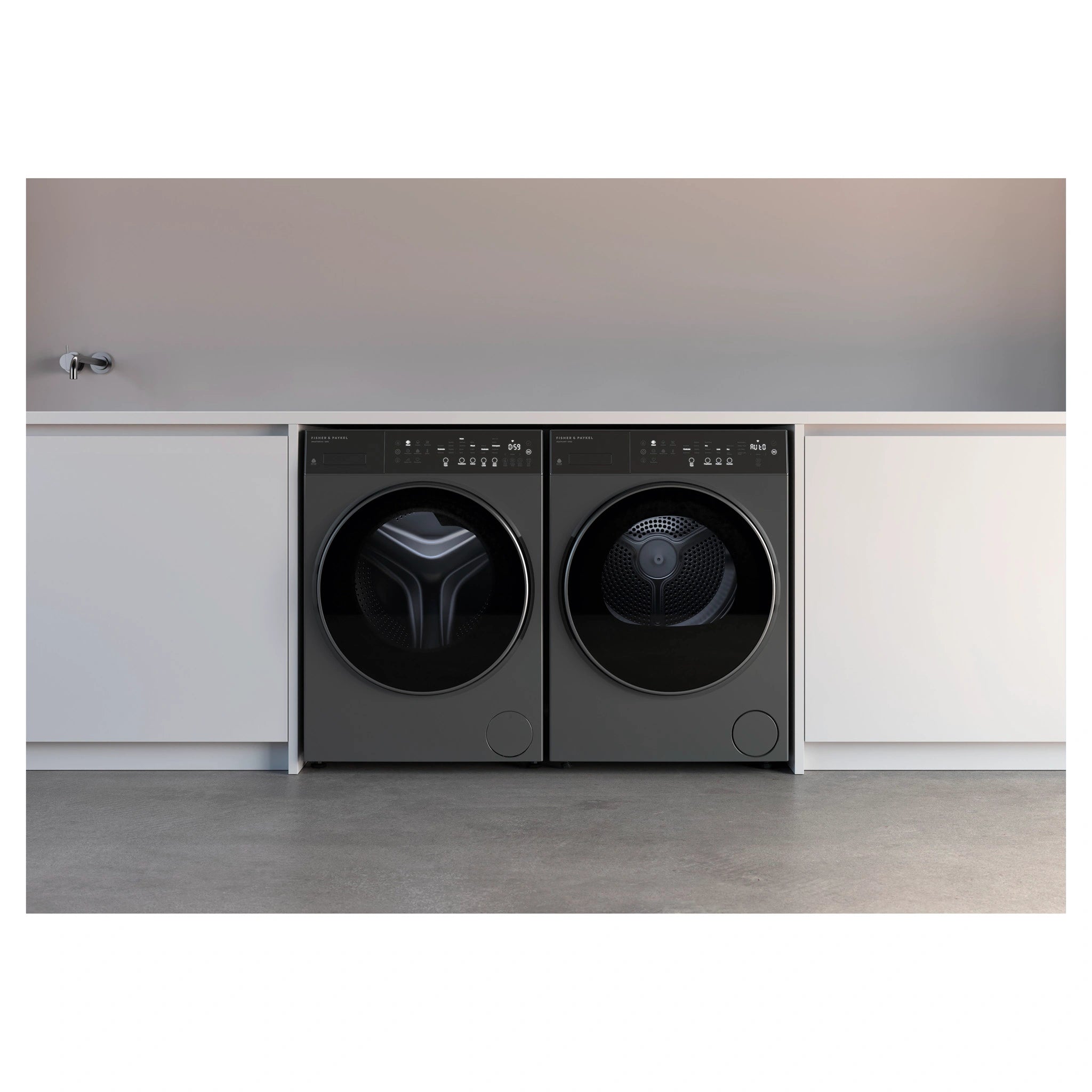 Fisher & Paykel 12Kg Series 5 Contemporary Front Loader Washer WH1260PG5, Lifestyle View