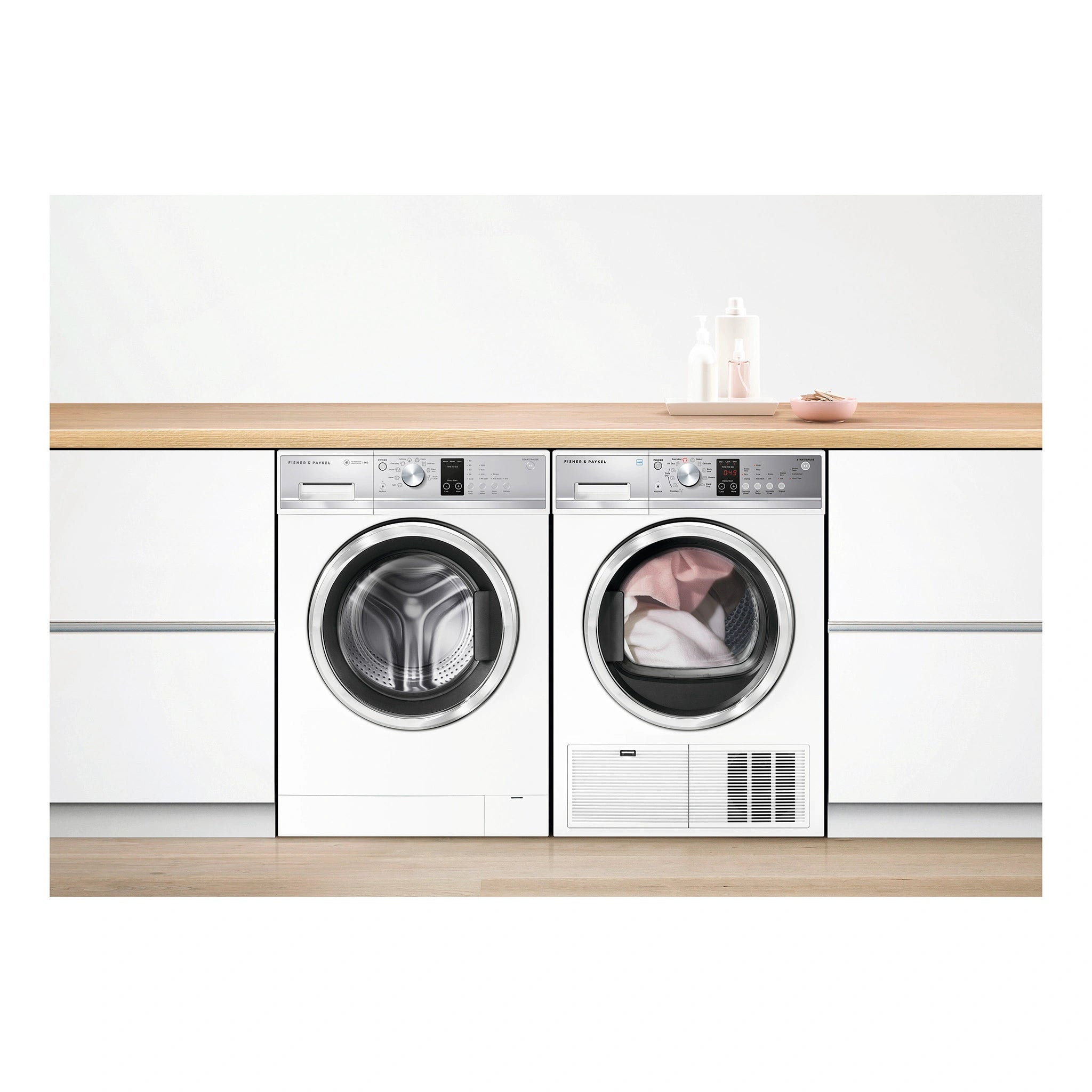 Fisher & Paykel 8kg Series 3 Front Loader Washer WH8060J3, Lifestyle