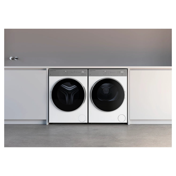 Fisher & Paykel 8kg Series 5 White Front Load Washer WH8060J5, Lifestyle View