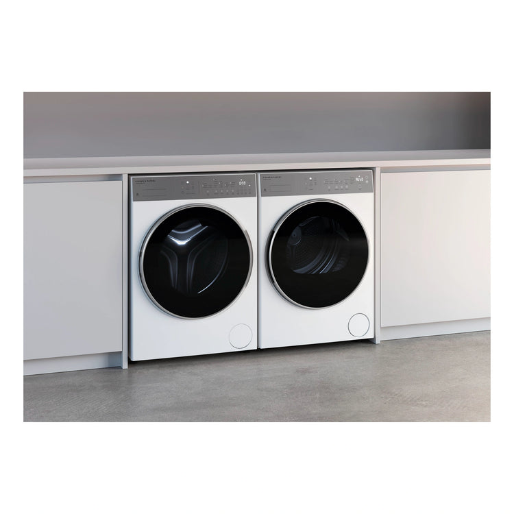 Fisher & Paykel 8kg Series 5 White Front Load Washer WH8060J5, Lifestyle View