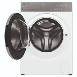 Fisher & Paykel 9Kg Series 5 Contemporary Front Loader Washer WH9060P5, Front View with Door Open