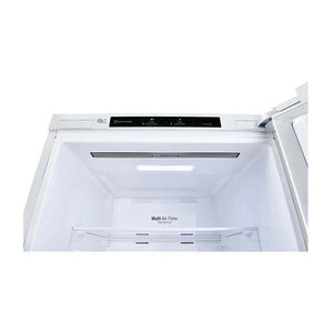 LG 306L Bottom Mount Fridge White GB-335WL, Front top view