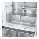 LG GF-D706BSL 637L French Door Fridge Black Steel