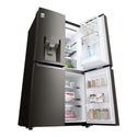LG GF-D706BSL 637L French Door Fridge Black Steel