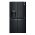 LG 708L French Door Fridge Matte Black GF-D708MBSL, Front view