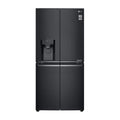 LG 506L French Door Fridge Matte Black Steel GF-L570MBNL, Front view