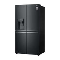 LG 637L French Door Fridge Matte Black GF-L706MBL, Front left view