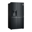 LG 637L French Door Fridge Matte Black GF-L706MBL, Front right view